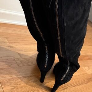 Nine West Black Heeled Boots